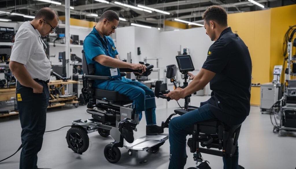 站立電動輪椅性能檢測
